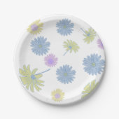 Assiettes en papier Dainty Daisies (Devant)
