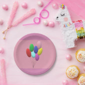 Assiettes en papier d'anniversaire (fille) (Fête)