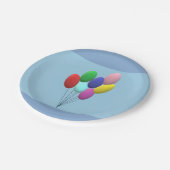 Assiettes en papier d'anniversaire (garçon) (Angle)