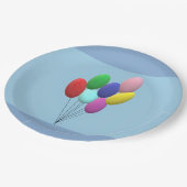 Assiettes en papier d'anniversaire (garçon) (Angle)