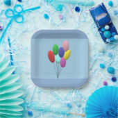 Assiettes en papier d'anniversaire (garçon) (Fête)