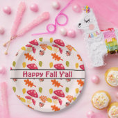Assiettes en papier d'automne (Fête)