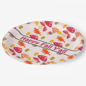 Assiettes en papier d'automne (Angle)