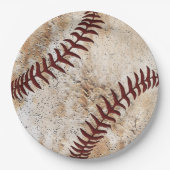 Assiettes en papier de baseball les plus cool pour (Devant)