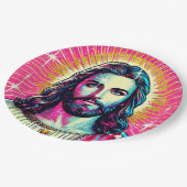 Assiettes en papier de Jésus ! (Angle)