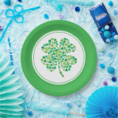 Assiettes en papier de la Saint-Patrick (Fête)