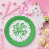 Assiettes en papier de la Saint-Patrick (Fête)