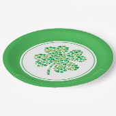Assiettes en papier de la Saint-Patrick (Angle)