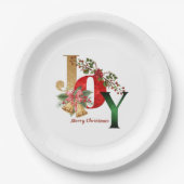 Assiettes en papier de Noël (Devant)