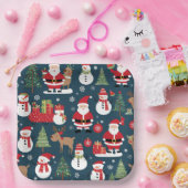 Assiettes en papier de Noël (Fête)