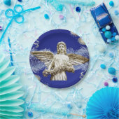 Assiettes en papier de Noël, Anges (Fête)