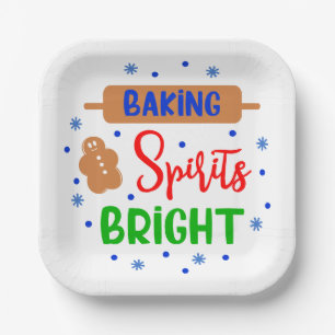 Assiettes en Papier de Noël pour Éclairer les Espr