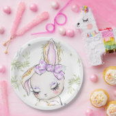 Assiettes en papier de Pâques mignonnes (Fête)