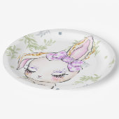 Assiettes en papier de Pâques mignonnes (Angle)