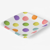 Assiettes en Papier de Tennis (Angulaire)