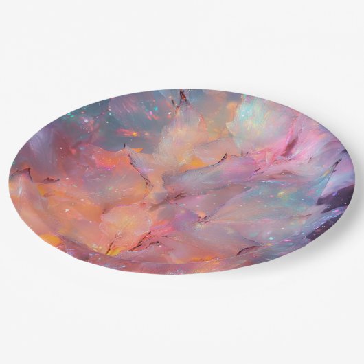 Assiettes en papier Delta Élégant (Angle)