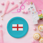 Assiettes en papier drapeau de l'Angleterre (Fête)