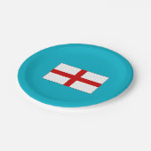 Assiettes en papier drapeau de l'Angleterre (Angle)