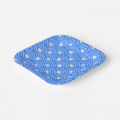 Assiettes en papier Écailles céruléennes (Angulaire)