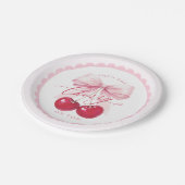 Assiettes en papier Elegant Cherry on Top pour Bab (Angle)