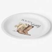 Assiettes en papier élégantes pour enterrement de  (Angle)