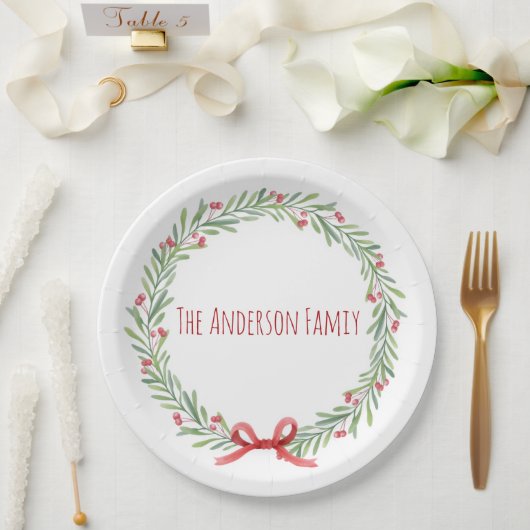 Assiettes en Papier – Éléments Essentiels de la Dé (Mariage)