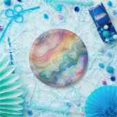 Assiettes en papier et décorations Rainbow Bubbles (Fête)