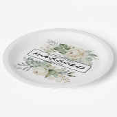 Assiettes en papier et fêtes (Angle)