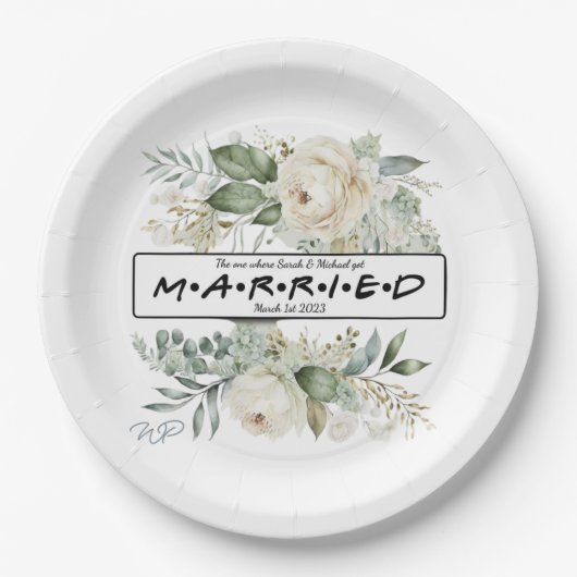 Assiettes en papier et fêtes (Devant)