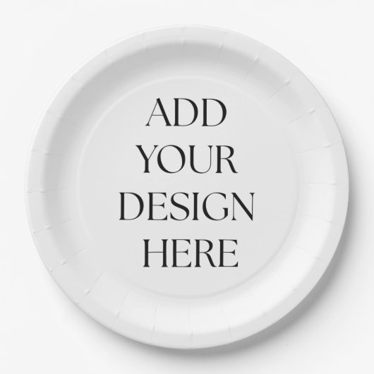 Assiettes en papier et pour fête (Devant)