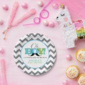 Assiettes en Papier Fête Bébé Oh Boy (Fête)