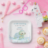 Assiettes en papier Fête de bébé garçon Tortue de (Fête)