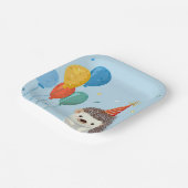 Assiettes en Papier Fête Hérisson Mignon (Angulaire)