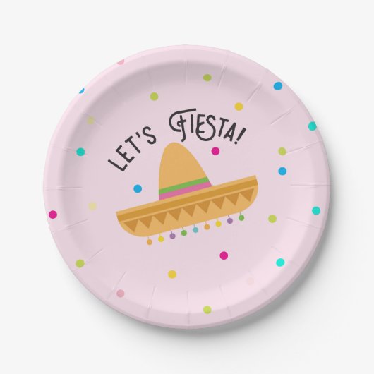 Assiettes en papier Fiesta (Devant)