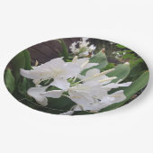 Assiettes en papier Fleur de gingembre (Angle)