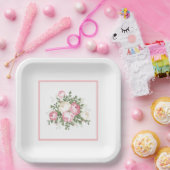 Assiettes en papier - Floral (Fête)