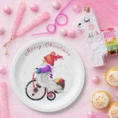 Assiettes en papier Gnome de Noël (Fête)