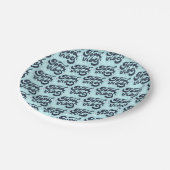 Assiettes en papier Good Vibes (Angle)
