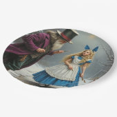 Assiettes en papier grand format Winter Alice (Angle)