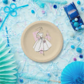 Assiettes en papier Groupe Mariée Neutre Mode (Fête)