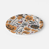 Assiettes en papier Halloween (Angle)