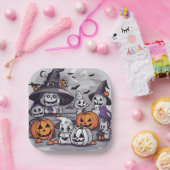 Assiettes en papier Halloween H (Fête)