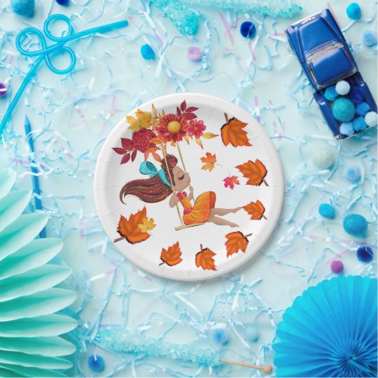 Assiettes en papier Happy Fall (Fête)