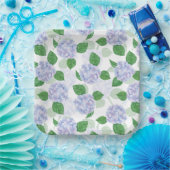 Assiettes en papier Hydrangea bleue, Floral botani (Fête)