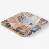 Assiettes en Papier Illustrées Colorées (Angulaire)
