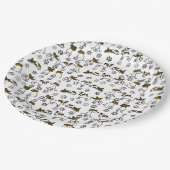 Assiettes en papier Jack Russell (Angle)