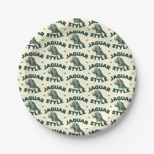 Assiettes en papier Jaguar