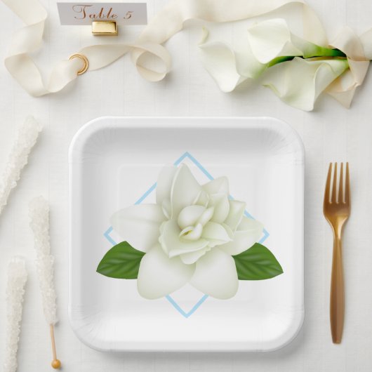 Assiettes en papier-Jardin (Mariage)