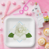 Assiettes en papier-Jasmin  (Fête)