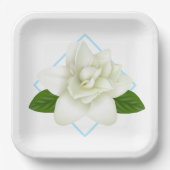 Assiettes en papier-Jasmin  (Recto)